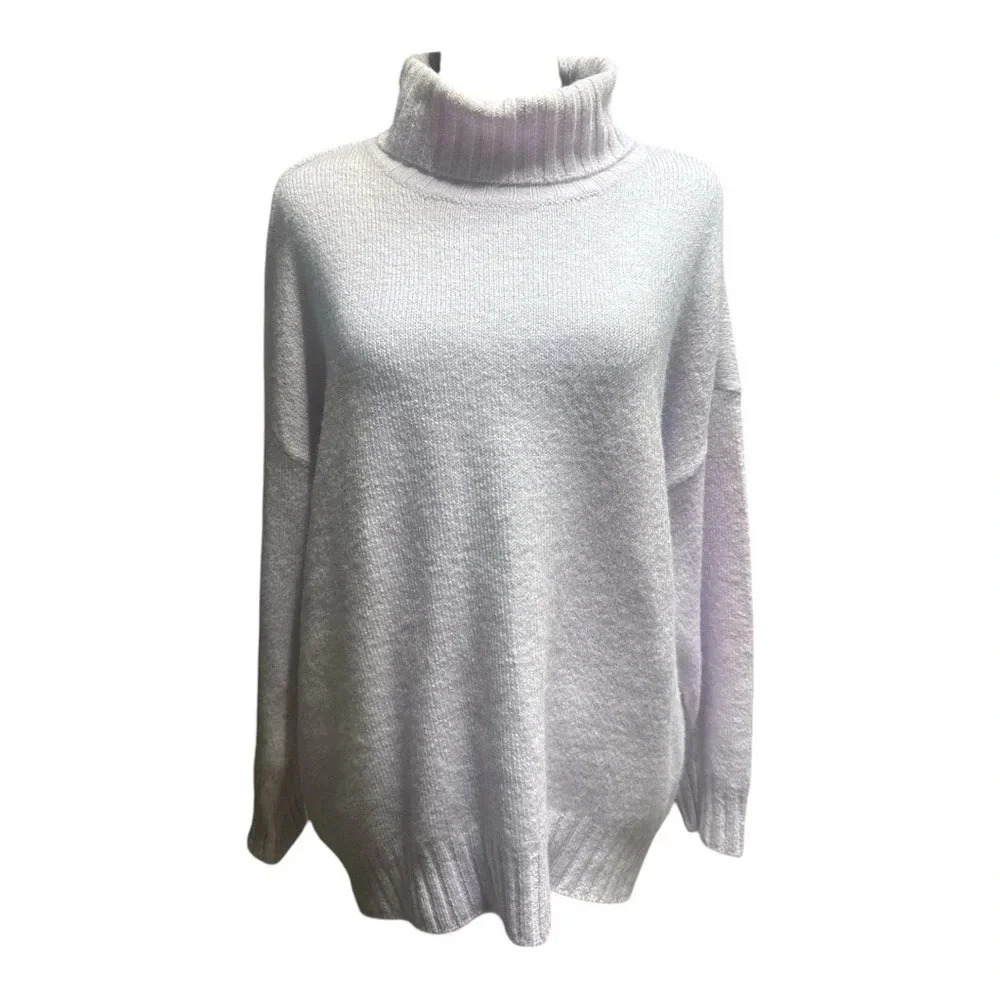 LORD & TAYLOR LAVENDER SWEATER PETITE LARGE
